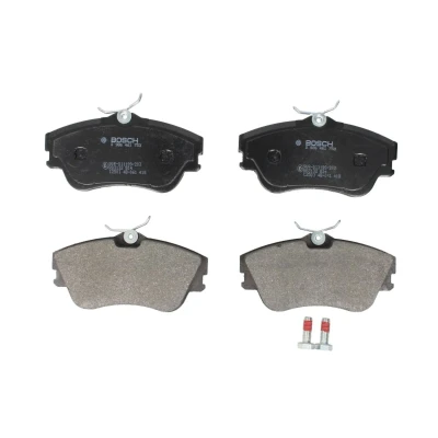 Imagem de BOSCH 0 986 461 753 Jogo de pastilhas para travão disco Baixo teor metálico com chapa anti ruído, parafusos acessórios