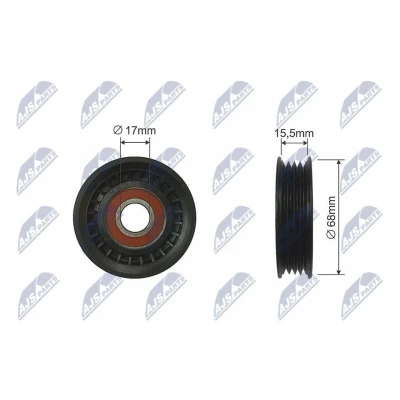 Imagem de NTY RNK SB 000 Polia de Desvio SUBARU: Forester II
