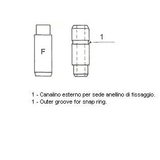 Imagem de Guia da válvula METELLI 01 2990