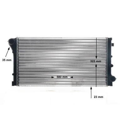 Imagem de MAHLE ORIGINAL CR 1452 000S Radiador, arrefecimento do motor FIAT: Panda II Hatchback