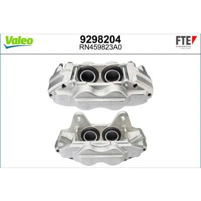 Imagem de FTE 9298204 Pinça de travão cinzento Ferro fundido Eixo dianteiro, lado esquerdo sem suporte TOYOTA: Land Cruiser Prado 120
