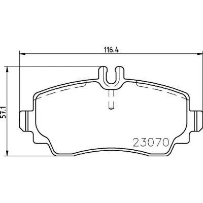 Imagem de BREMBO P 50 047 Jogo de pastilhas para travão disco incl. contacto aviso desgaste com parafusos pinça acessórios