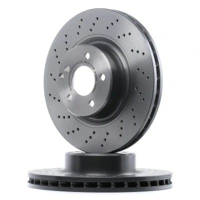 Imagem de BREMBO COATED DISC LINE 09.A353.11 Disco de travão 330 32 5 perfurado/ventilado revestido alto carbono com parafusos MERCEDES BENZ: Classe S Sedan