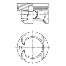 Imagem de KOLBENSCHMIDT 41007600 Pistão 73,4 VAUXHALL: Meriva Mk2