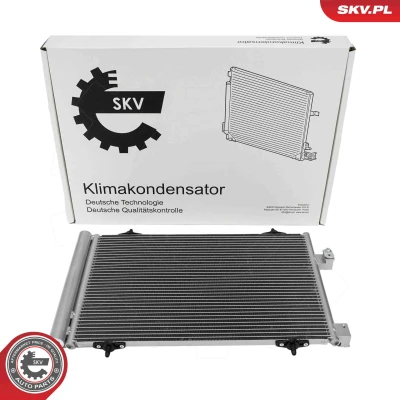 Imagem de ESEN SKV 86SKV161 Condensador com secador Alumínio 573mm CITROËN: C5 III Carrinha, PEUGEOT: 508 I SW