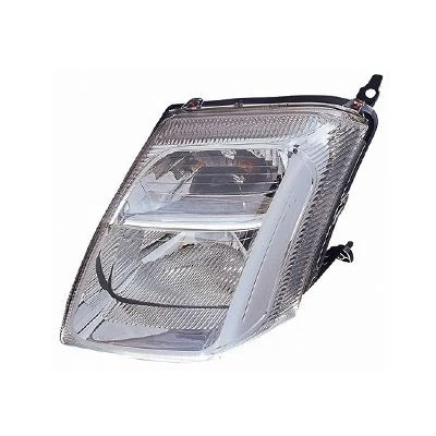 Imagem de VAN WEZEL 0917961 Farol Principal esquerda H4 transparente para circulação pela direita com motor de regulação do alcance dos faróis P43t