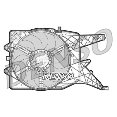 Imagem de DENSO DER20011 Ventilador de Radiador 405 12 500 OPEL: Corsa D Hatchback