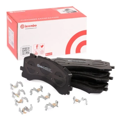 Imagem de BREMBO P 85 170 Jogo de pastilhas para travão disco preparado indicador aviso desgaste com acessórios AUDI: Q7, A7 Sportback