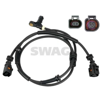 Imagem de SWAG 33 10 2290 Sensor de ABS Eixo traseiro esquerdo, direito 1110 VOLKSWAGEN: Sharan I, SEAT: Alhambra FORD: Galaxy Mk1 MPV