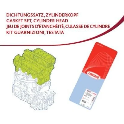 Imagem de CORTECO 418093P Jogo de juntas, cabeça do cilindro TOYOTA: Auris Hatchback