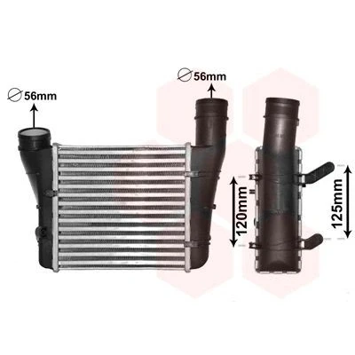 Imagem de VAN WEZEL 03004221 Intercooler AUDI: A4 B6 Sedan, Avant, A6 C5 Avant