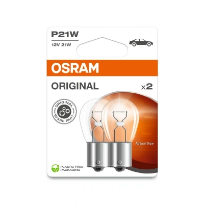 Imagem de OSRAM 7506 2BL Lâmpada 12V 21W P21W