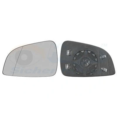 Imagem de VAN WEZEL 3748837 Vidro Espelho esquerda OPEL: Astra H Hatchback, Caravan, GTC
