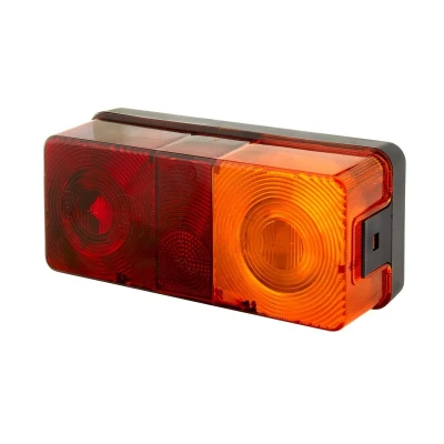 Imagem de HELLA 2SD 002 582 021 Luz traseira à direita preto com junta sem lâmpadas