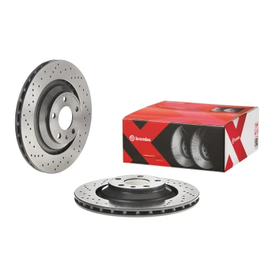 Imagem de BREMBO XTRA LINE 09.8842.2X Disco de travão 330 22 5 perfurado/ventilado revestido alto carbono com parafusos AUDI: A6 C6 Avant, Sedan