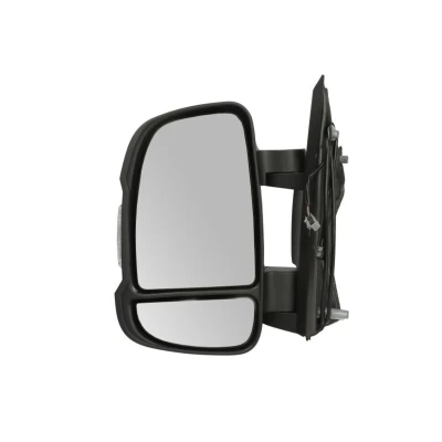 Imagem de espelho retrovisor Tyc 309 0074 esquerda para regulação manual do espelho, convexo, com sensor de temeperatura, Braço curto