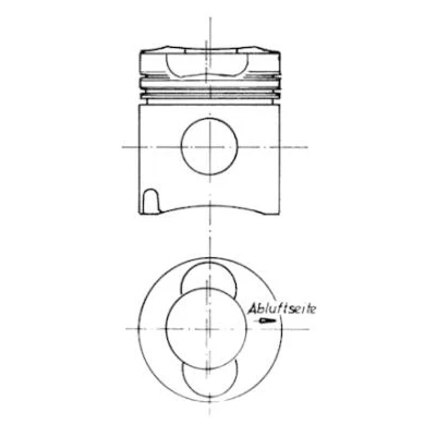 Imagem de KOLBENSCHMIDT 90669960 Kit de reparação, êmbolos / camisas cilindros