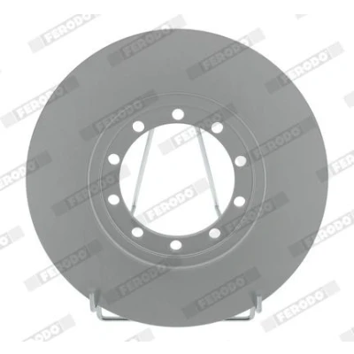 Imagem de FERODO PREMIER Coat+ disc DDF1537C Disco de travão 280 16 5 cheio revestido sem parafusos FORD: Transit Mk6 Van, Minibus