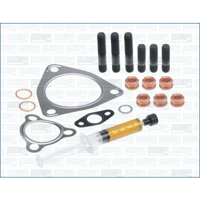 Imagem de AJUSA JTC11018 Kit de montagem, turbocompressor with studs, syringe oil com juntas instruções montagem AUDI: A4 B5 Avant, B6 Avant