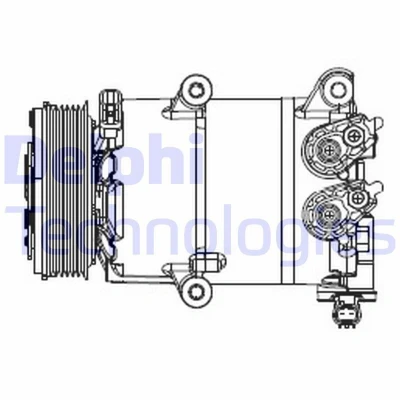 Imagem de DELPHI CS20553 Compressor VS16 PAG 46