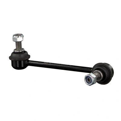 Imagem de FEBI BILSTEIN 24962 barra / escora, estabilizadora Eixo dianteiro, lado esquerdo 150 M10 x 1,25 ProKit com porca autoblocante Aço preto