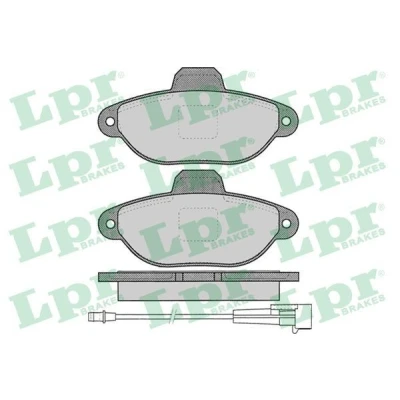 Imagem de LPR 05P1262 Jogo de pastilhas para travão disco FIAT: 500 Hatchback, Panda II FORD: KA Hatchback
