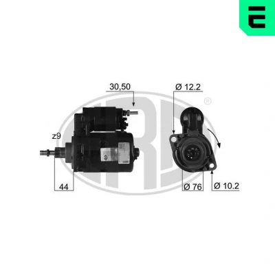 Imagem de ERA 220356A Motor de arranque 12V 0,8kW 30,50 76mm