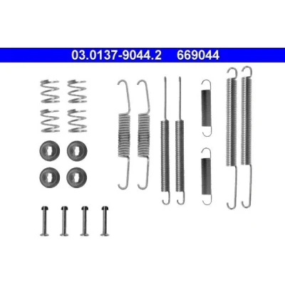 Imagem de ATE 03.0137 9044.2 Kit de acessórios, maxilas do travão VOLKSWAGEN: GOLF 3