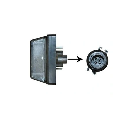Imagem de VAN WEZEL 2813920 Luz de Placa à direita