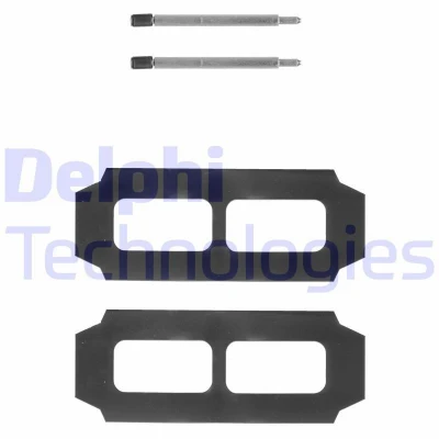 Imagem de DELPHI LX0104 Kit de acessórios, pastilhas travão MERCEDES BENZ: T1 Camião plataforma/Chassis