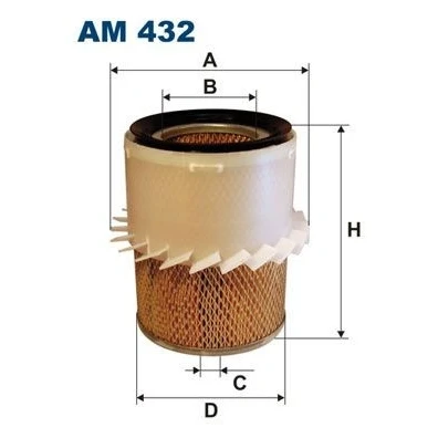 Imagem de Filtro de ar filtron am432