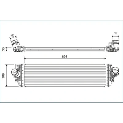 Imagem de VALEO 822929 Intercooler FORD: Focus Mk4 Hatchback