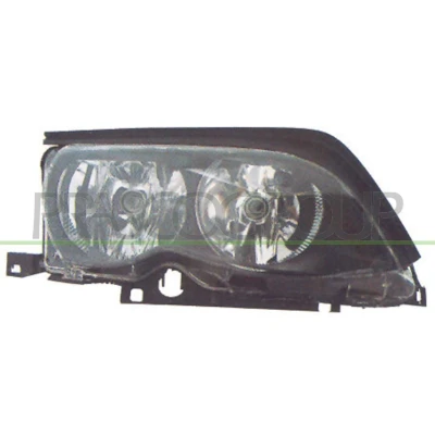 Imagem de PRASCO BM0204903 Farol Principal à direita H7/H7 FF preto para circulação pela com motor elétrico de regulação do alcance dos faróis