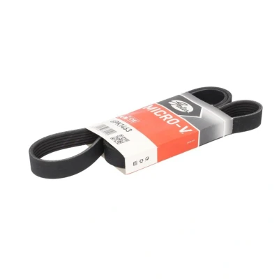 Imagem de GATES 6PK1463 Correia trapezoidal estriada 1463 6 Poliéster, EPDM (borracha de etileno propileno dieno) FleetRunner Micro V BMW: 3 Sedan, Coupe