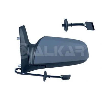 Imagem de Espelho retrovisor Alkar 6129441 esquerda com subcapa elétrico aquecível, dobrável electricamente, não esférico para veículo volante à