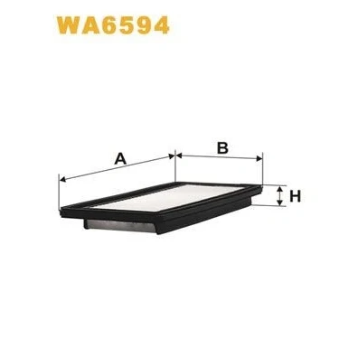 Imagem de WIX FILTERS WA6594 Filtro de ar 27 134 266 Cartucho filtrante HYUNDAI: Atos