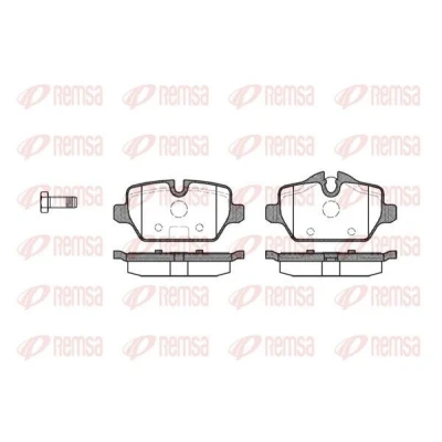 Imagem de REMSA 1132.00 Jogo de pastilhas para travão disco BMW: 3 Touring, 1 Hatchback, Sedan, MINI: Countryman, Paceman