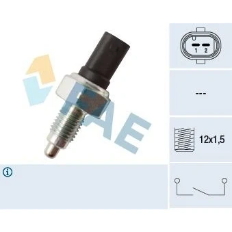 Imagem de FAE 40756 Interruptor, luz de marcha atrás MERCEDES BENZ: Classe A