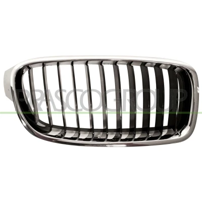 Imagem de PRASCO Premium BM0282003 Grelha de Radiador à direita cromado preto BMW: 3 Touring, Sedan
