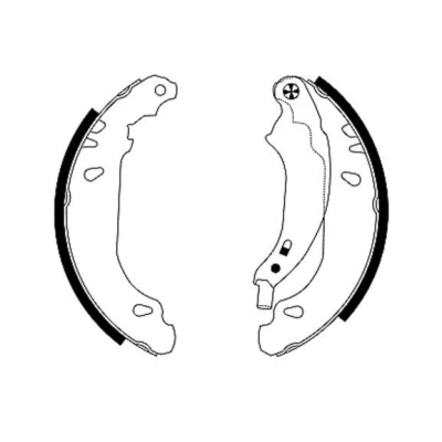 Imagem de TEXTAR 91053800 Maxilas de travão 180 32 com alavanca do mão PEUGEOT: 206 Hatchback, Van, 206+ Hatchback