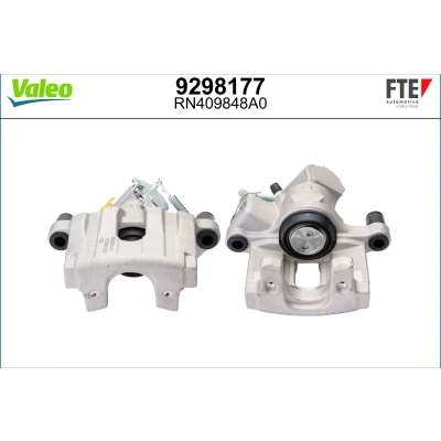 Imagem de FTE 9298177 Pinça de travão cinzento Alumínio Eixo traseiro direito sem suporte OPEL: Vectra C Sedan, Caravan