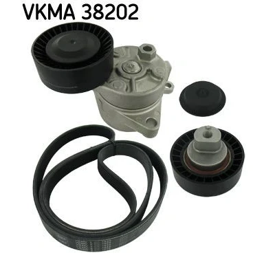 Imagem de SKF VKMA 38202 Jogo de correias trapezoidais estriadas BMW: 3 Coupe, Cabrio, Sedan
