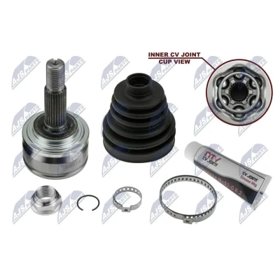 Imagem de NTY NPZ TY 065 Ponteira de Transmissão Eixo dianteiro, lado esquerdo TOYOTA: Yaris II Hatchback