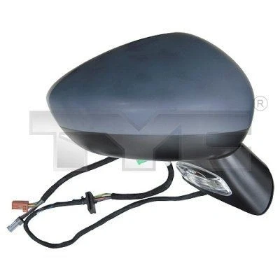 Imagem de Espelho retrovisor Tyc 305 0177 à direita com subcapa para regulação eléctrica dos espelhos, convexo, aquecível, dobrável electricamente, sensor d