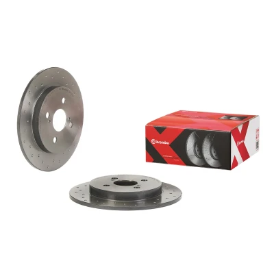 Imagem de BREMBO 08.A534.1X Disco de travão 259 9 5 cheio, perfurado revestido TOYOTA: Yaris II Hatchback