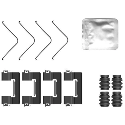 Imagem de TEXTAR 82560600 Kit de acessórios, pastilhas travão