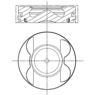 Imagem de Pistão MAHLE 001 PI 00107 000