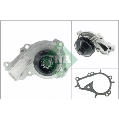 Imagem de INA 538 0713 10 Bomba de água para accionamento da correia trapezoidal estriada PEUGEOT: 308 II Hatchback, SW 2, 208 I CITROËN: C3