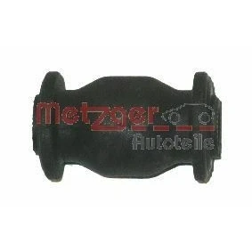 Imagem de METZGER 52001908 Casquilho de braço Suspensão Eixo dianteiro, centro Rolamento borracha e metal para transversal OPEL: Agila A