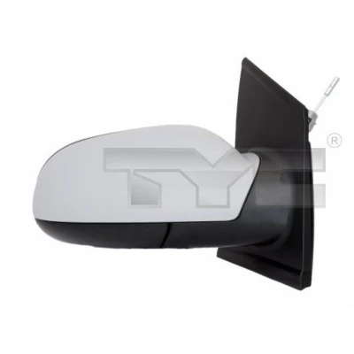 Imagem de Espelho retrovisor Tyc 337 0153 à direita com subcapa ajuste: por cabo de aço, convexo VOLKSWAGEN: Fox Hatchback